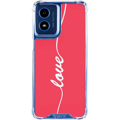 Love Banner Moto G 5G (2024) Clear Case